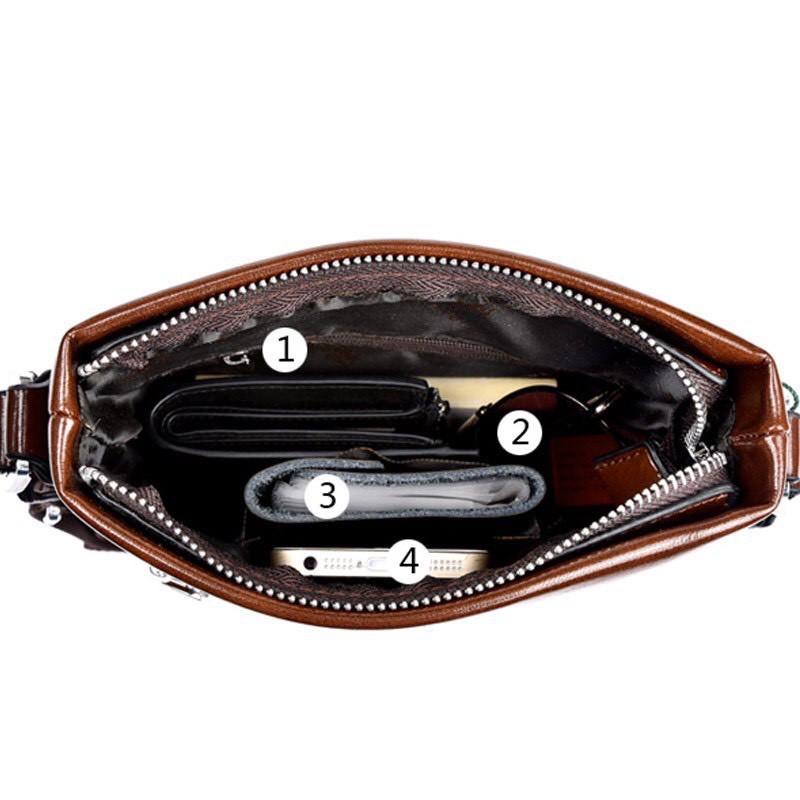 Túi đeo chéo nam da bò POLO cao cấp T66 KT 19x22x4cm - DH STORE