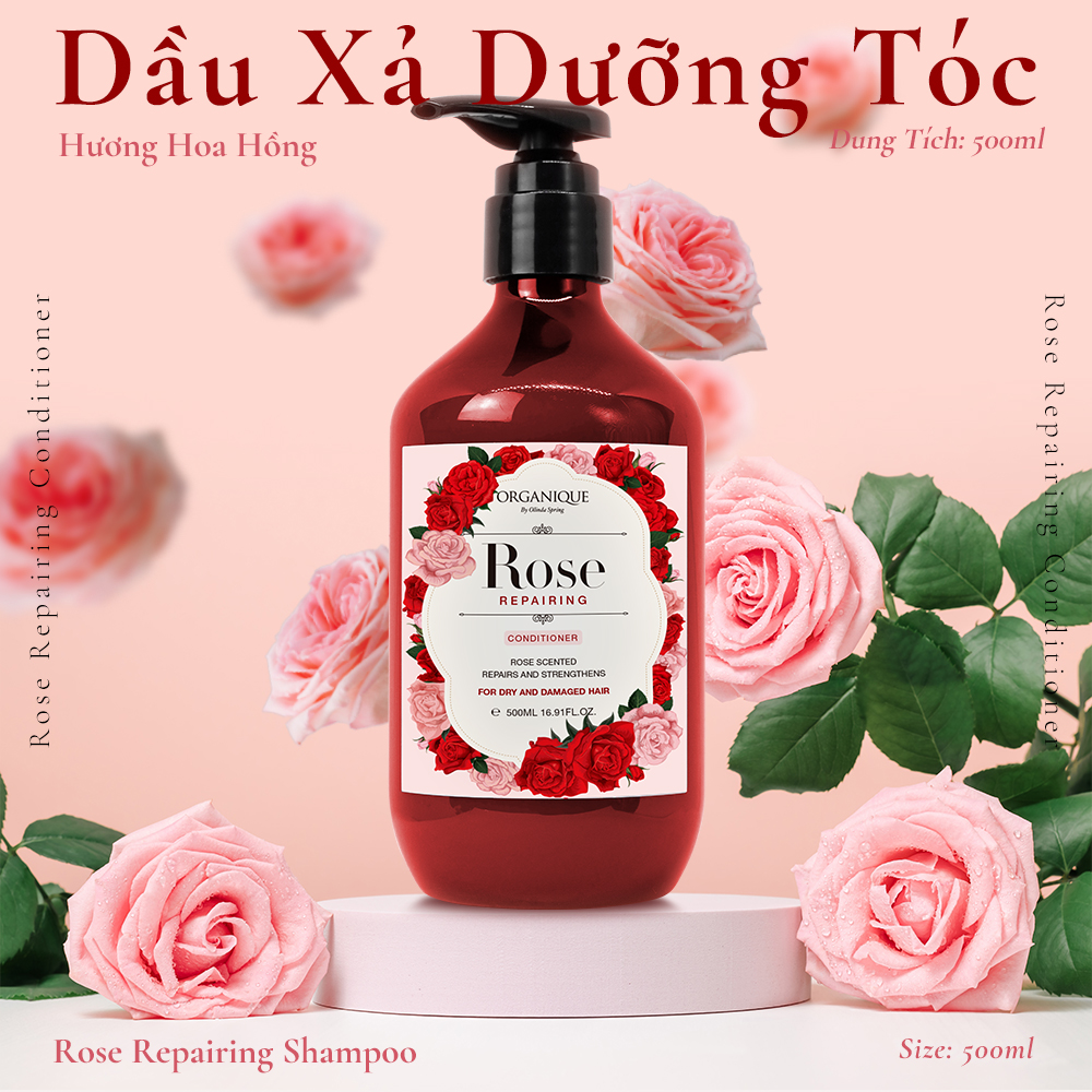 Dầu xả dưỡng tóc hoa hồng - Rose Repairing Conditioner 500ml