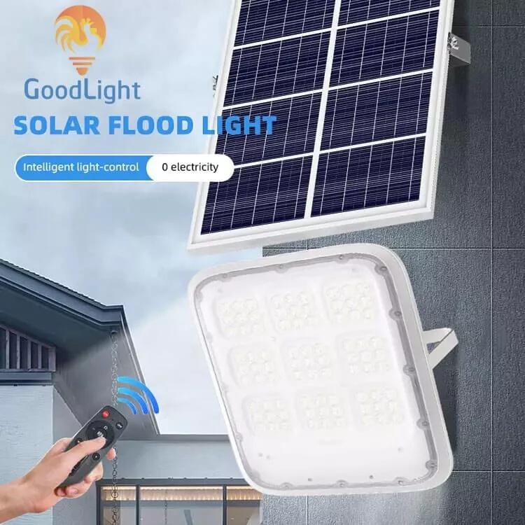 Đèn pha năng lượng mặt trời 100W/200W/300W TY chất lượng chính hãng, chiếu sáng ngoài trời chống nước