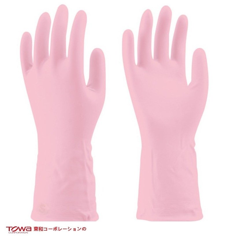 Găng tay cao su tự nhiên Towa size S,M hàng nội địa Nhật Bản