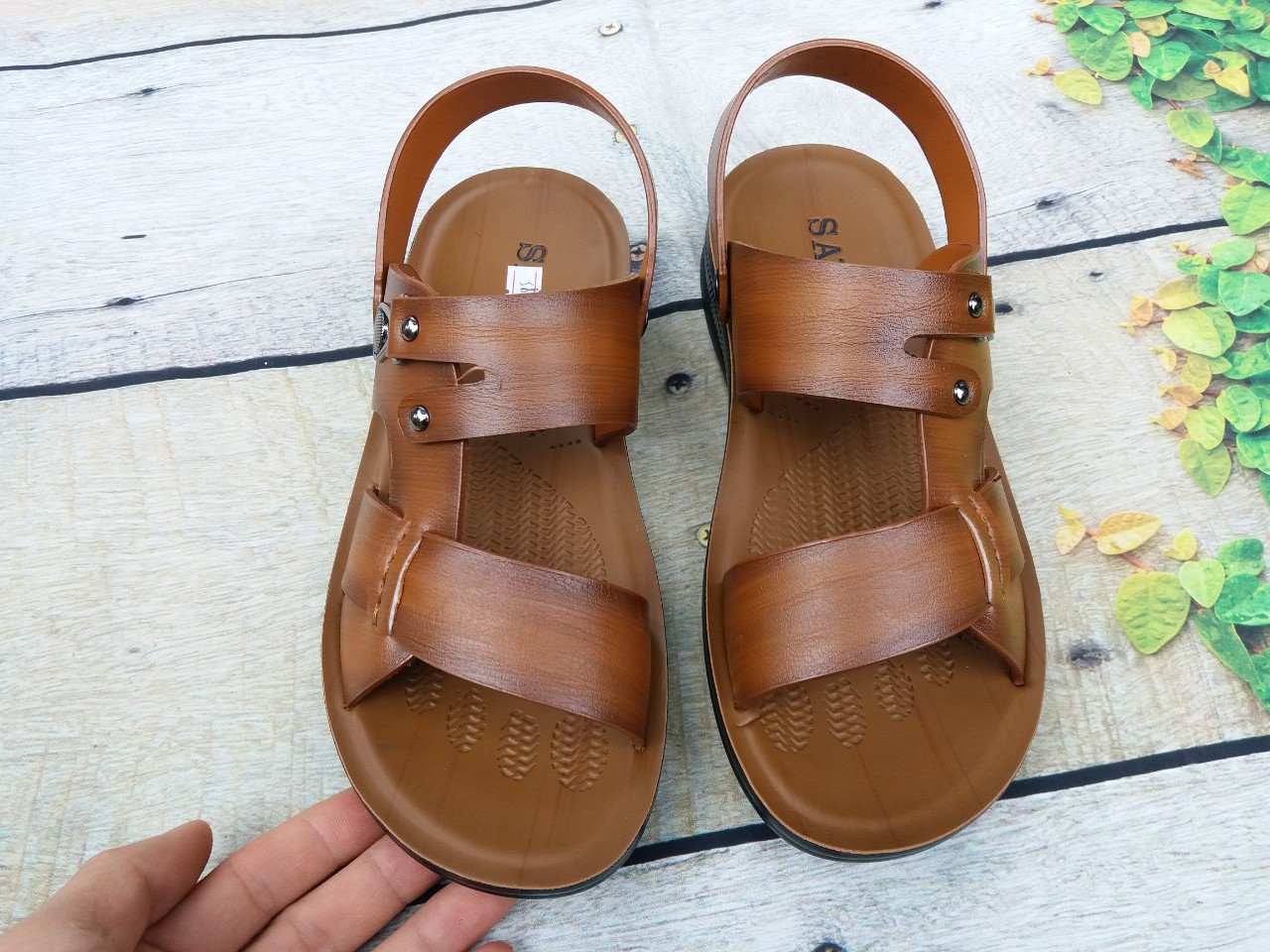 Giày Dép sandals nam da sang trọng