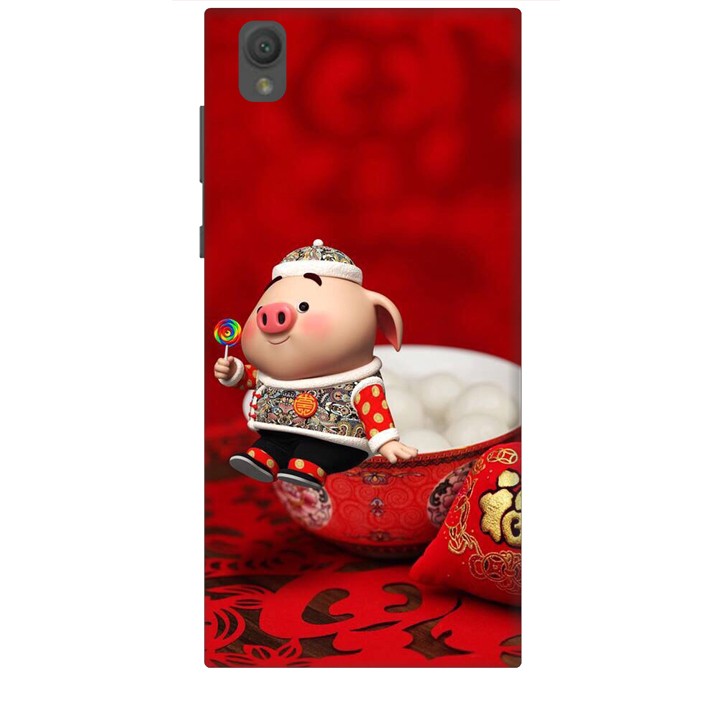 Ốp lưng dành cho điện thoại SONY L1 Heo Ăn Kẹo