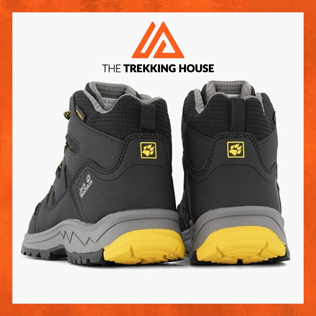 Giày leo núi trekking chống thấm nước Jack Wolfskin, Giày phượt dã ngoại