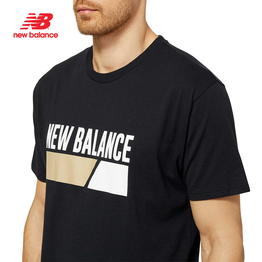 Áo thun thời trang nam New Balance LIFESTYLE T-SHIRT M BLACK - MT23901BK (form quốc tế)