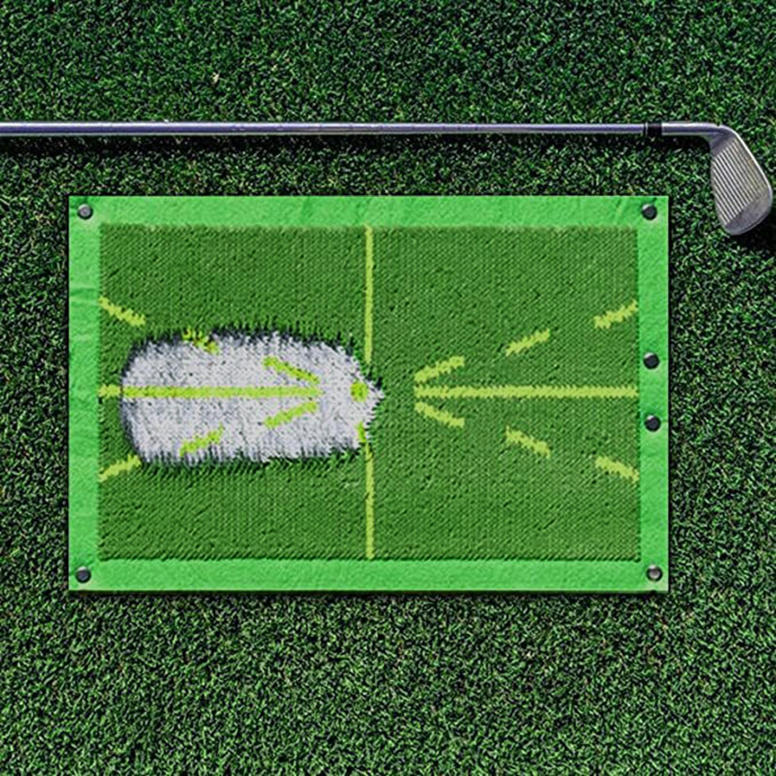 Golf Training Mat, Putting Game Golf Hitting Pad, Swing Trainer, Training Aid Rug for Outdoor Indoor Home Office Golf Gift Golf Putting Use