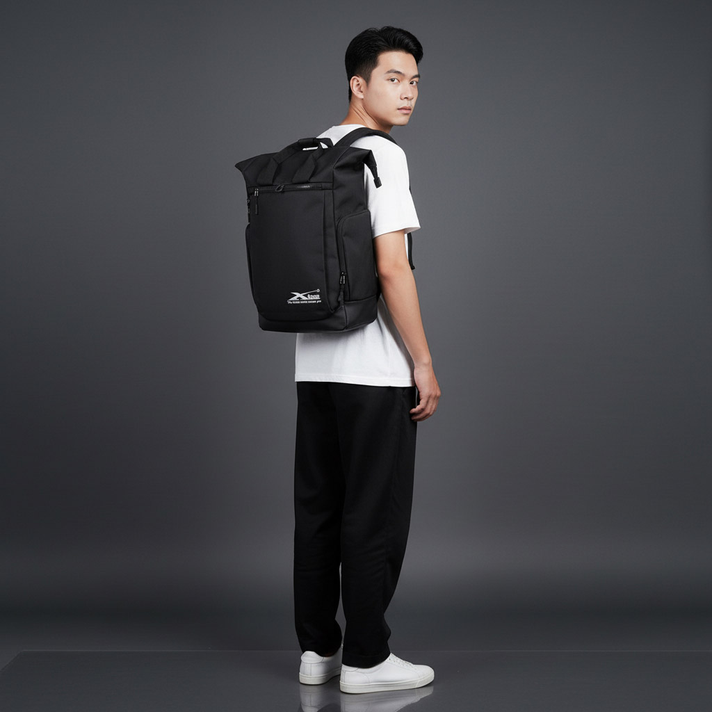 Balo du lịch Xbags Secret cao cấp – Balo du lịch laptop nhiều ngăn, thiết kế nắp gập mở rộng thông minh XB1201
