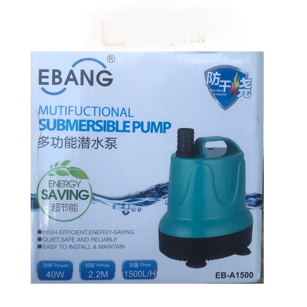 MÁY BƠM CHÌM 40w- BƠM BỂ CÁ ĐIỆN 220- CHẠY MẠNH IM