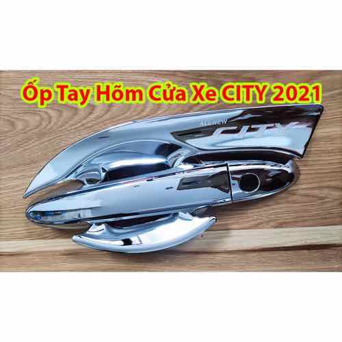 Full bộ ốp tay nắm và hõm cửa xe HONDA CITY 2021 mạ crom cao cấp