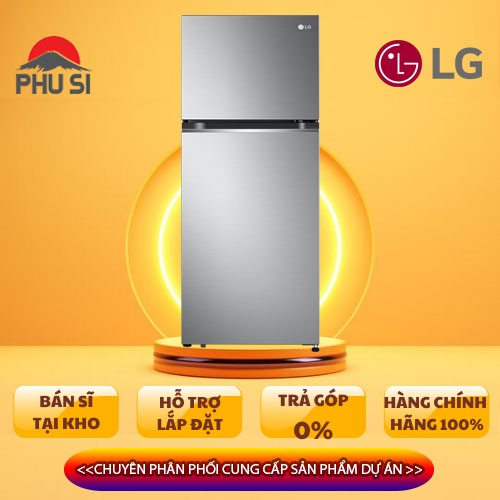 Tủ lạnh ngăn đá trên LG Smart Inverter GV-B242PS 243L (Bạc) - HÀNG CHÍNH HÃNG (CHỈ GIAO HCM)