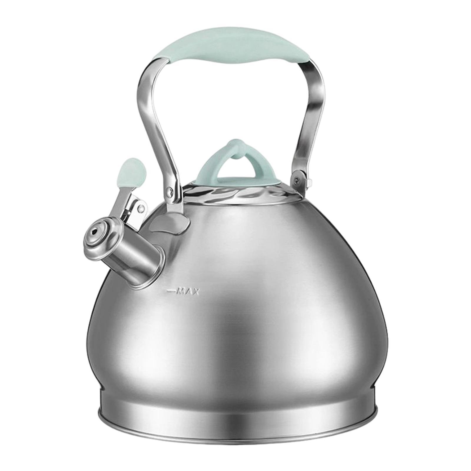 4.3L Tea Pot with Handle Whistle Tea Pot Stainless Steel for Cookers
