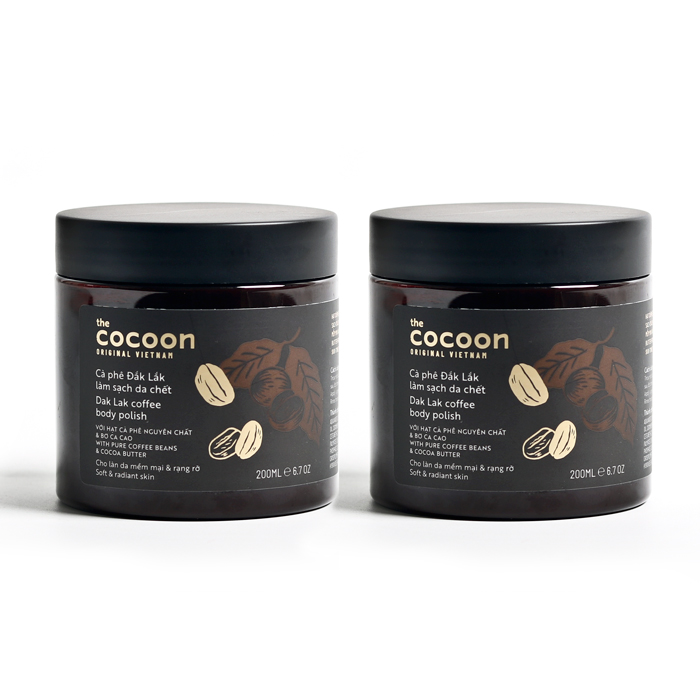 Combo 2 Tẩy Da Chết Cà phê Đăk Lăk Cocoon