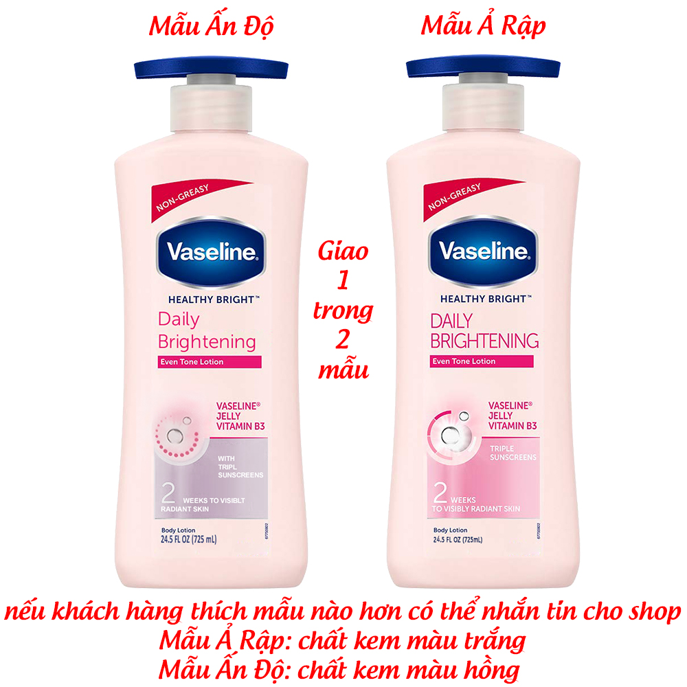 SỮA DƯỠNG THỂ VASELINE HỒNG LÀM MỊN &TRẮNG DA 725ML