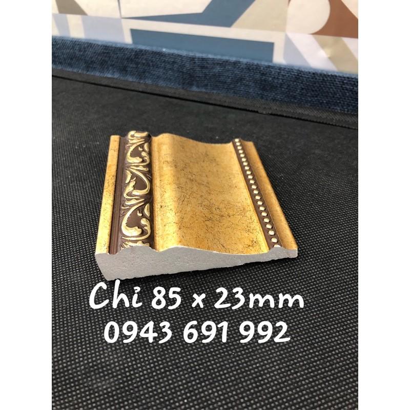 Chỉ nhựa composite màu đồng giả cổ bản 8.5cm hoàn thiện bề mặt