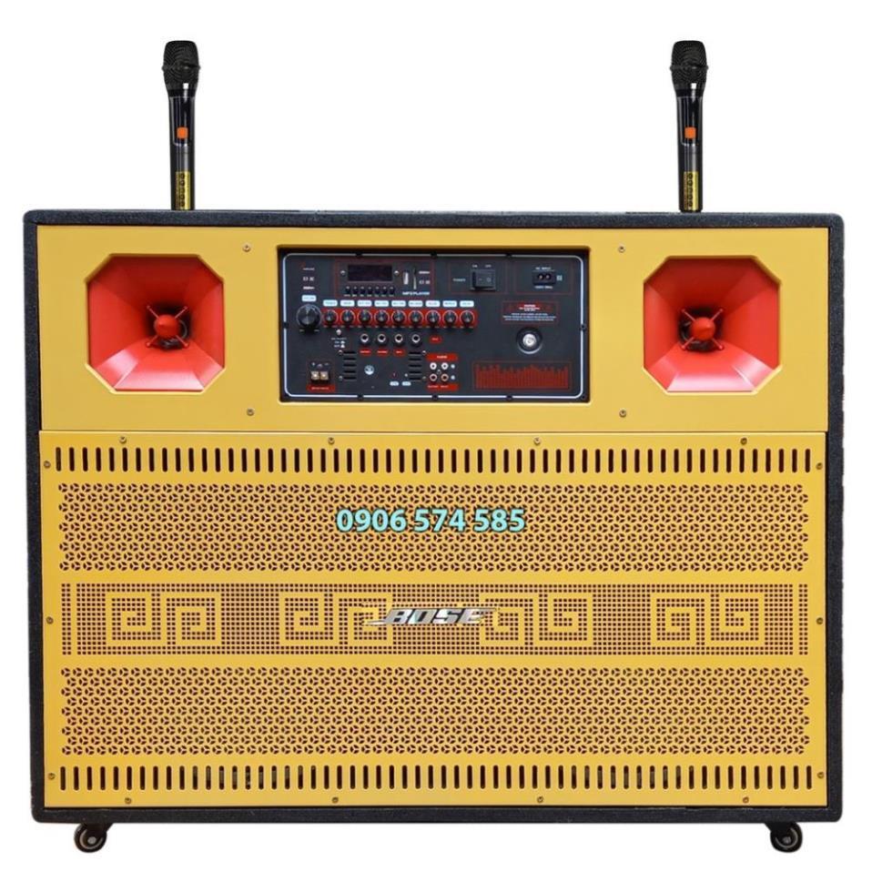 Loa kéo khủng bass 4 tấc đôi công suất cực mạnh, Loa kéo bình 4 tấc đôi có reverb