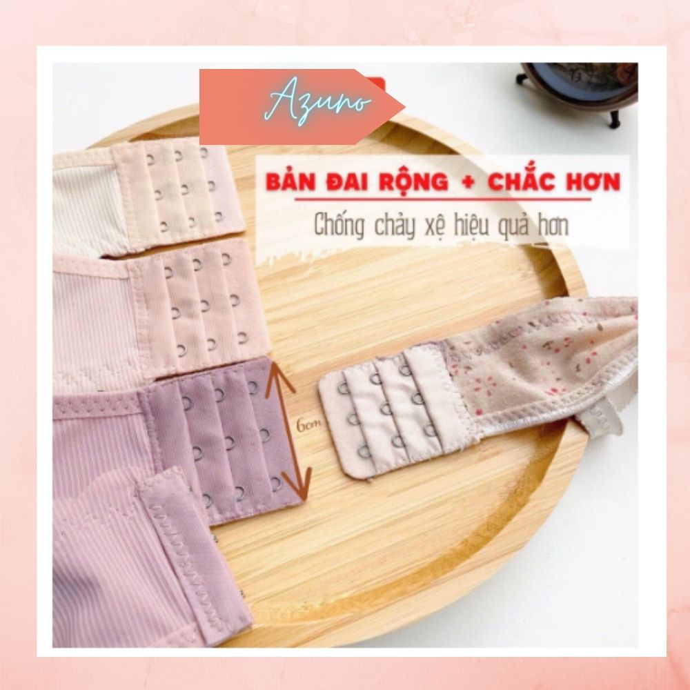 Combo 3 Áo lót ngực cho bà bầu và cho bé con bú mở khuy không gọng chống chảy xệ kháng khuẩn áo chip LỤA TĂM