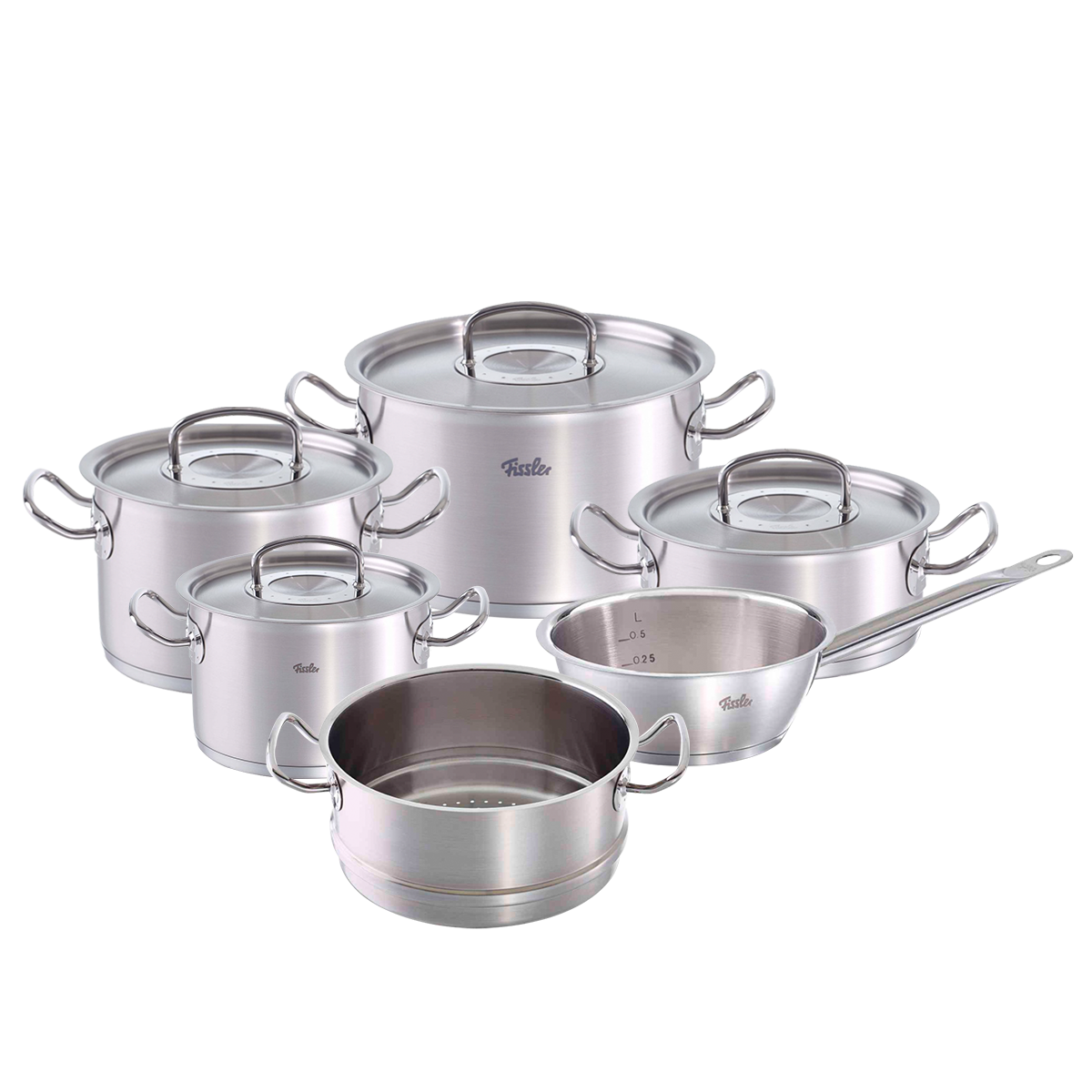 Bộ Nồi Fissler Original Profi Collection Saucepan 6 Món