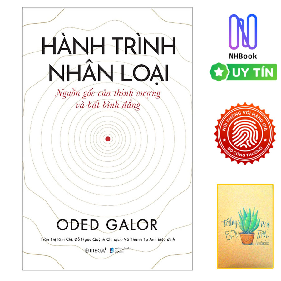 Hành Trình Nhân Loại Nguồn Gốc Của Thịnh Vượng Và Bất Bình Đẳng Tặng Kèm Sổ Tay Xương Rồng
