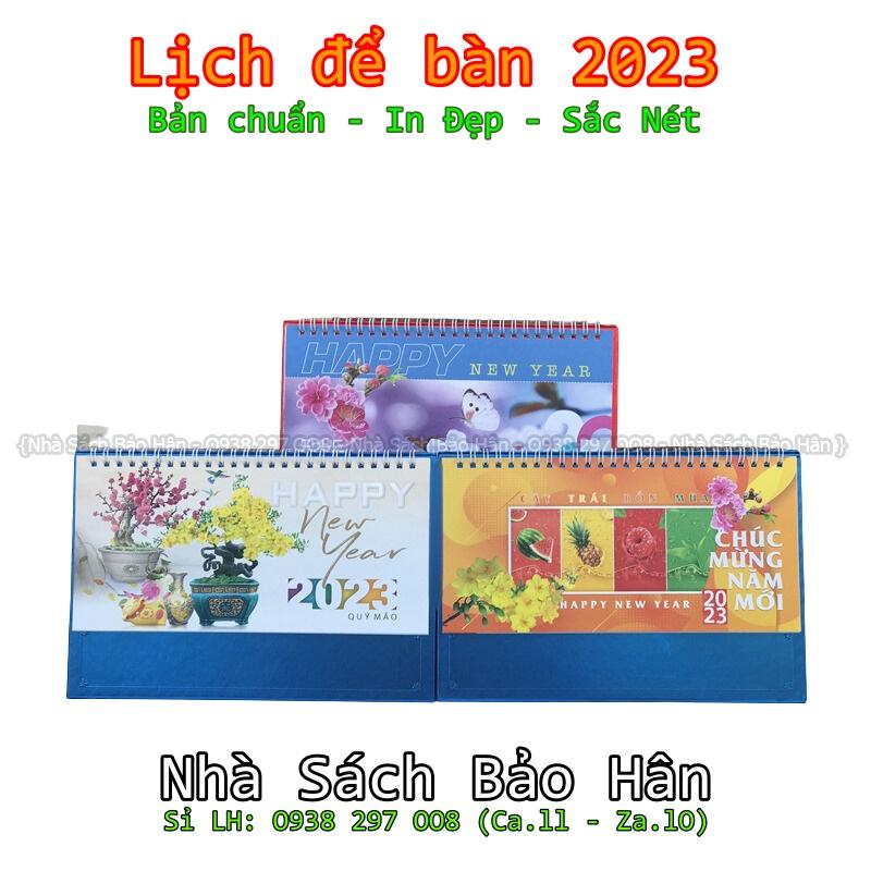 Lịch để bàn 2023, lịch kiểu chữ A ( khổ 16.6mx23cm và khổ 24x16cm) có nhiều mẫu chọn - GIAO NGẪU NHIÊN MẪU ẢNH