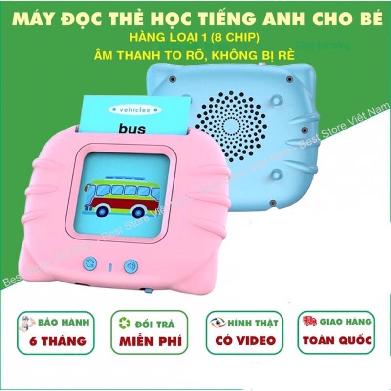 Máy Đọc thẻ Song Ngữ Anh - Việt Flashcard 112 Thẻ 224 Từ vựng Giúp Bé Tăng Khả Năng Nghe Và Nhận Biết Từ