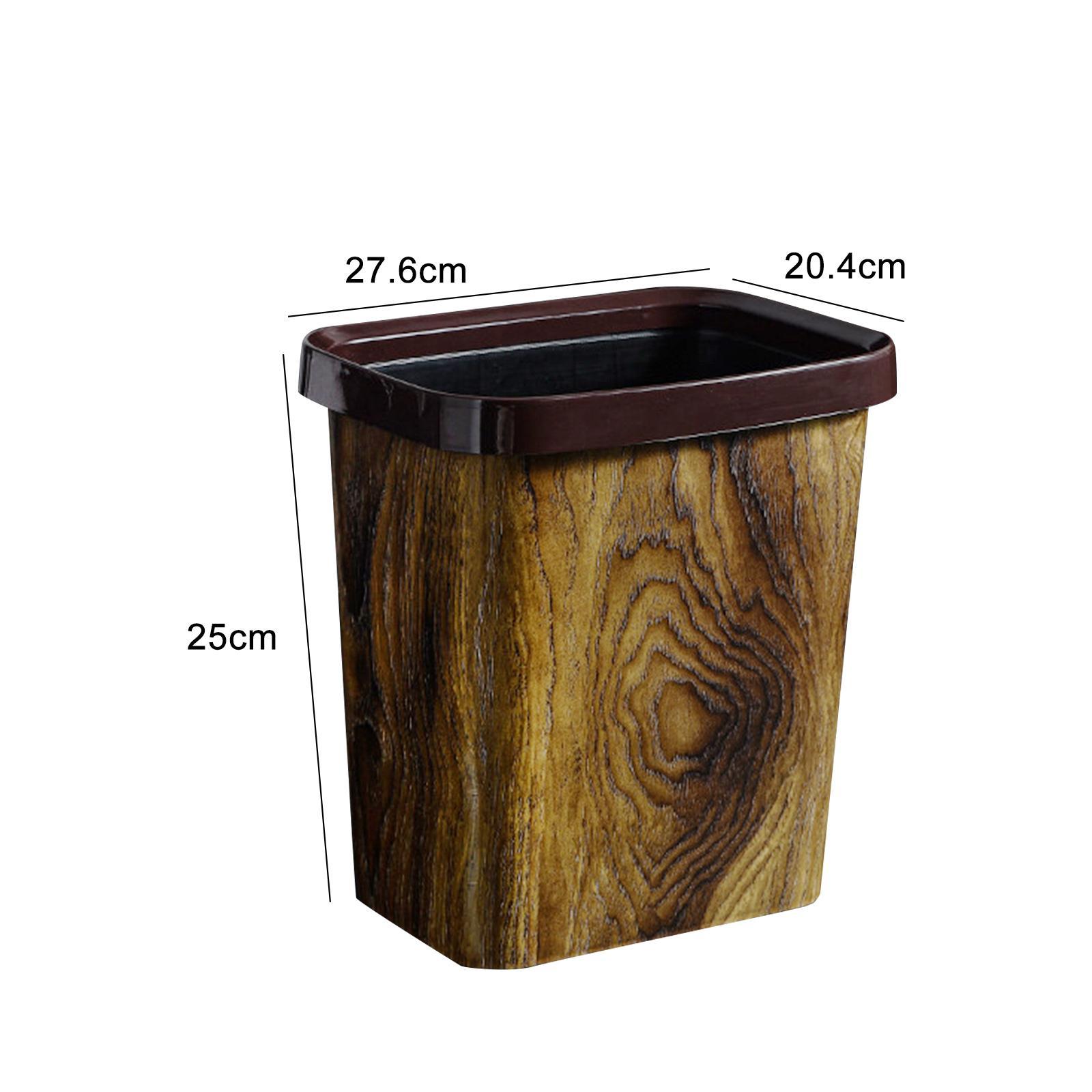 Trash Can Decorative Garbage Container Garbage Container Bin for Home Office