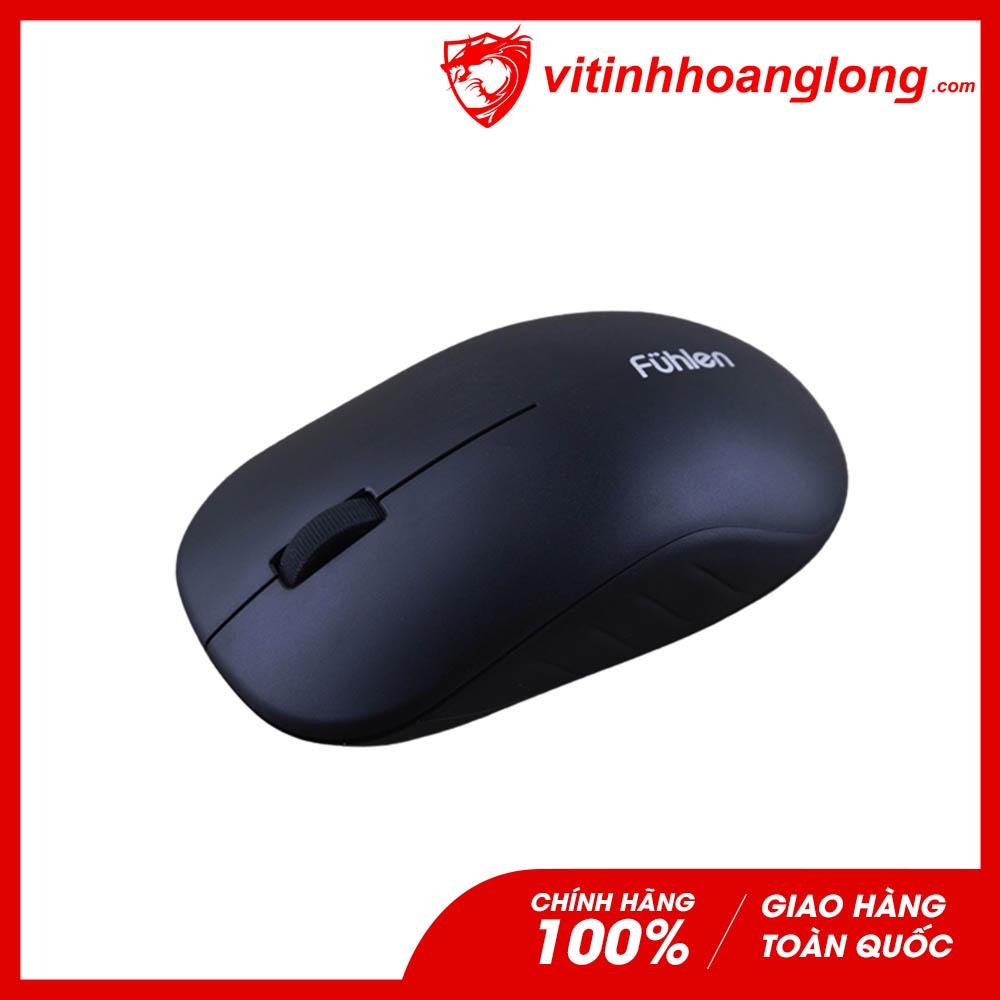 Chuột không dây USB Fuhlen M70 đen - Hàng Chính hãng - Vi tính Hoàng Long