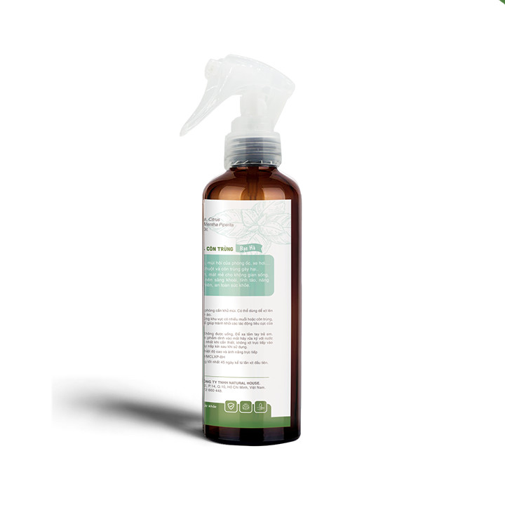 Bình xịt Phòng tinh dầu đuổi muỗi & côn trùng 280ml JULYHOUSE