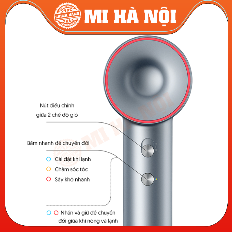 Máy sấy tóc ion âm ShowSee A18 – Công suất 1600W