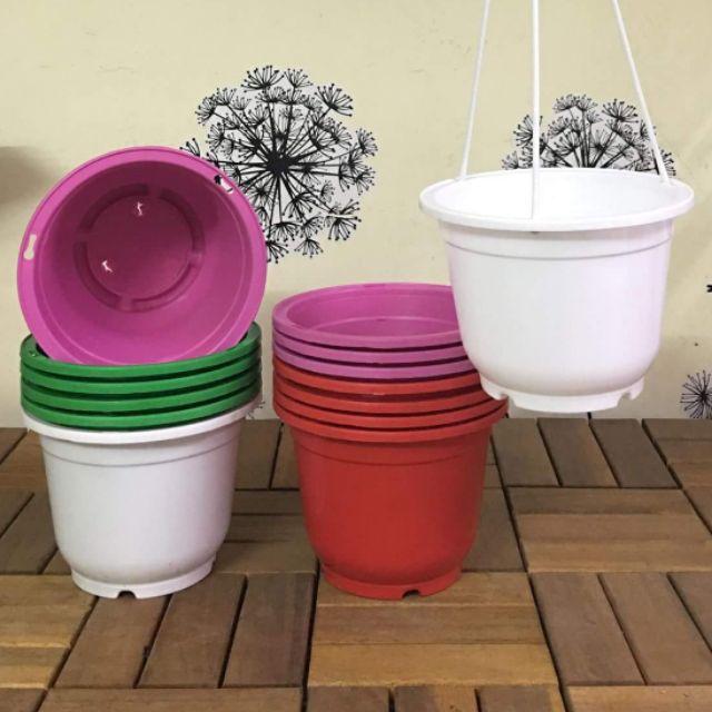 Combo 10 chậu treo tròn