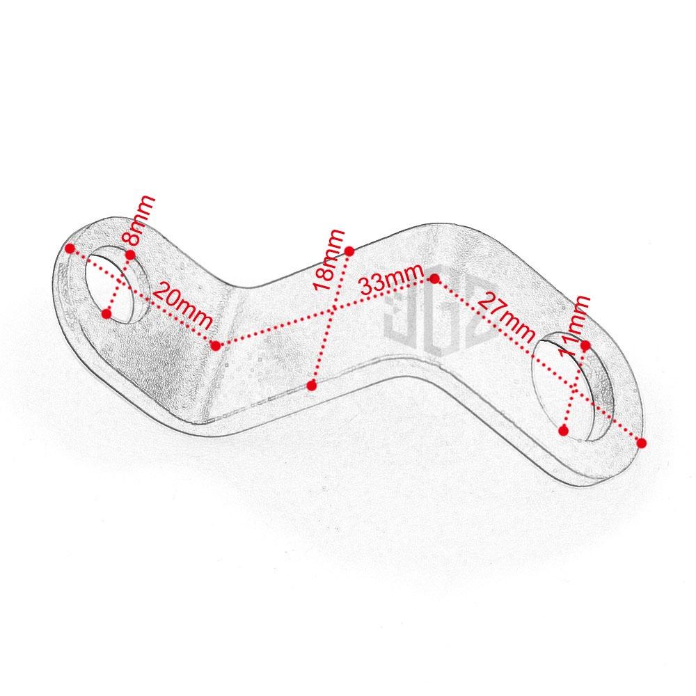 Giá đỡ gương chiếu hậu mở rộng cho xe máy YAMAHA MT15 MT25 MT03 MT07 MT09