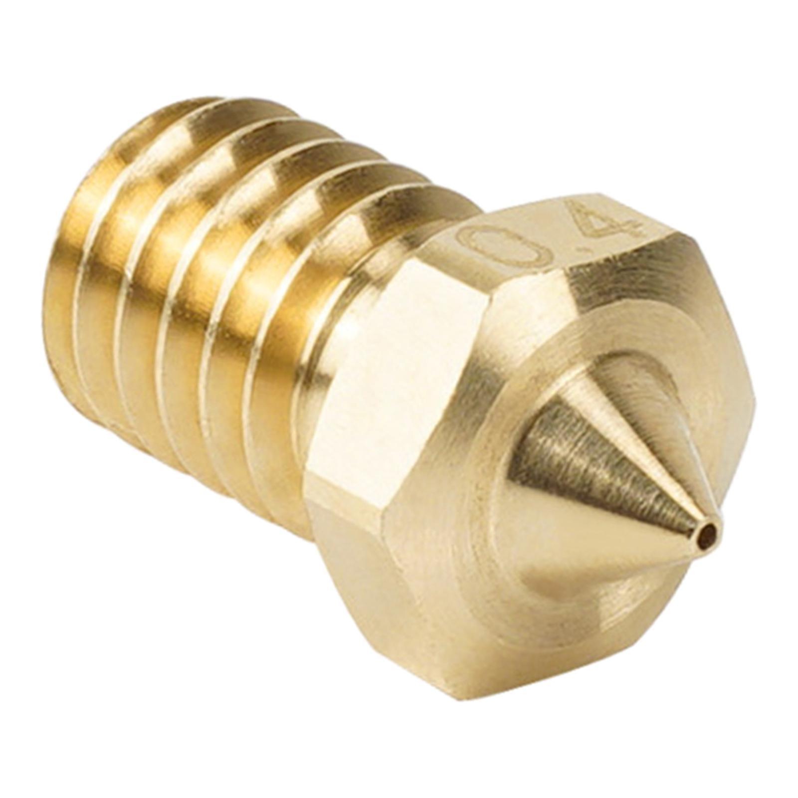Solid High Speed Nozzle Easy to Use High Temperature Brass for Filament