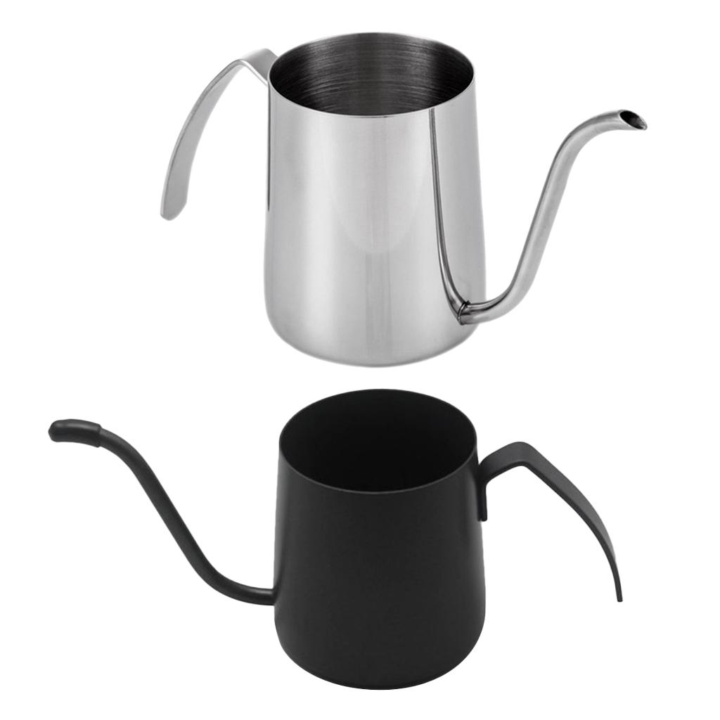 Stainless Steel Coffee Drip Pot Jug Kettle for Bar Coffee Shop 350cc