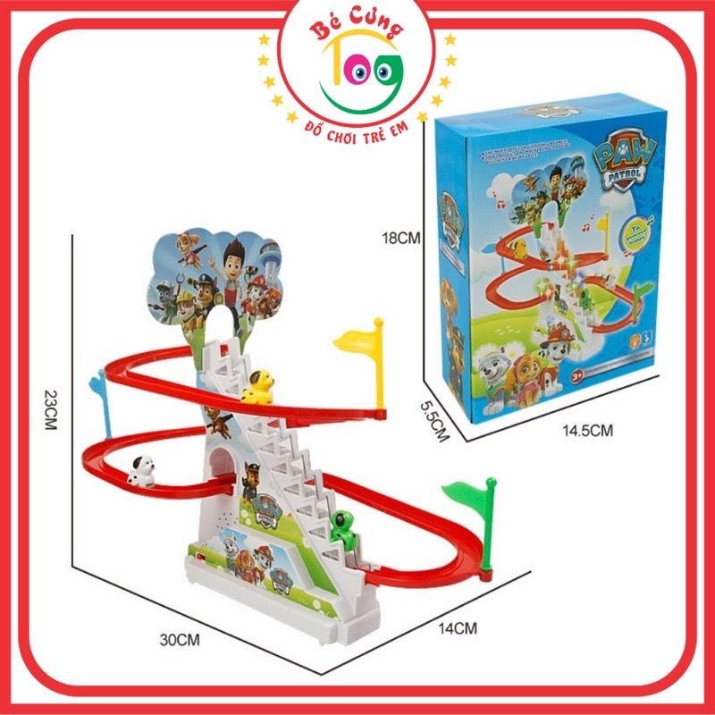 Đồ Chơi Chó Cứu Hộ Paw Patrol, Đội Bay Siêu Đẳng Leo Thang Cầu Trượt Có Đèn Nhạc Vui Nhộn Dành Cho Bé