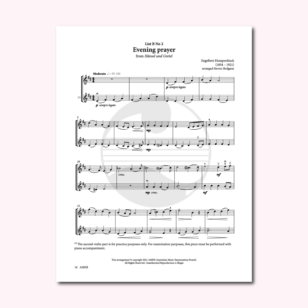 Sách Violin AMEB Series 10 Grade 1