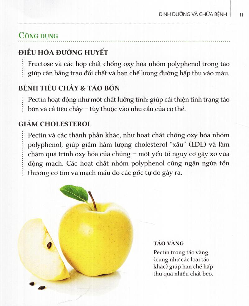 Sách Dinh Dưỡng Chữa Bệnh - Trái Cây (Tái Bản)