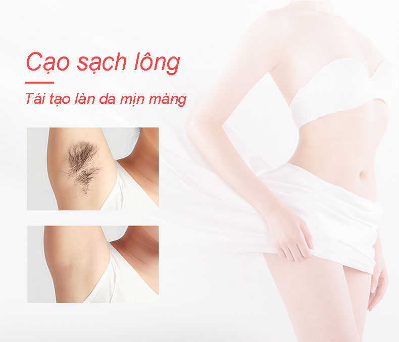 Máy Cạo Triệt Lông Mặt Đa Năng K-SKIN, Cạo Lông Tơ Lông Toàn Thân cho Nữ Cao Cấp- Hàng Chính Hãng