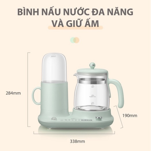 Máy nấu nước đa năng và giữ ấm Bear TNQ-A12L1 - Hàng chính hãng