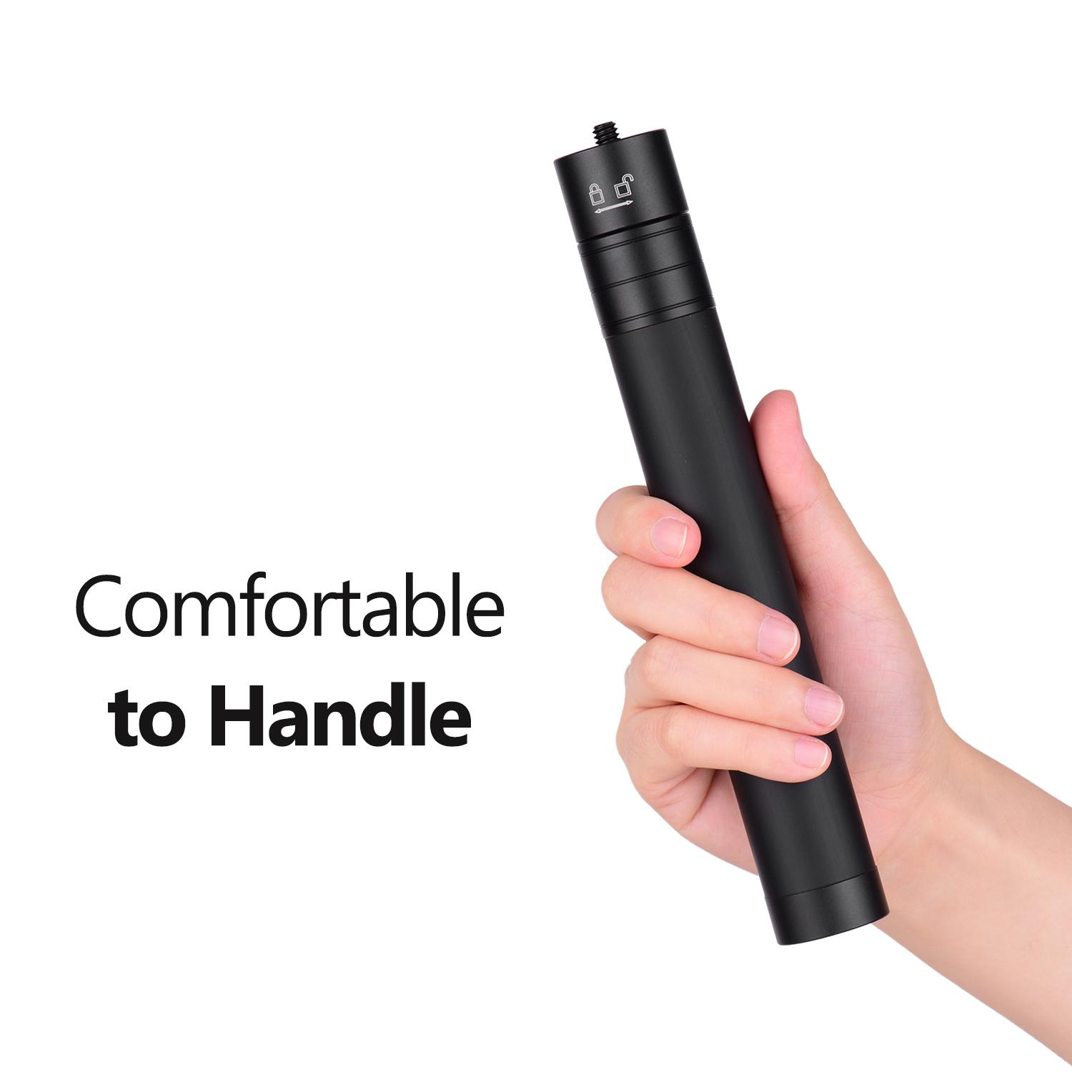 Thanh mở rộng ổn định kính thiên văn Max. Chiều dài 73cm hợp kim nhôm với vít 1/4 inch và lỗ vít cho Gimbal