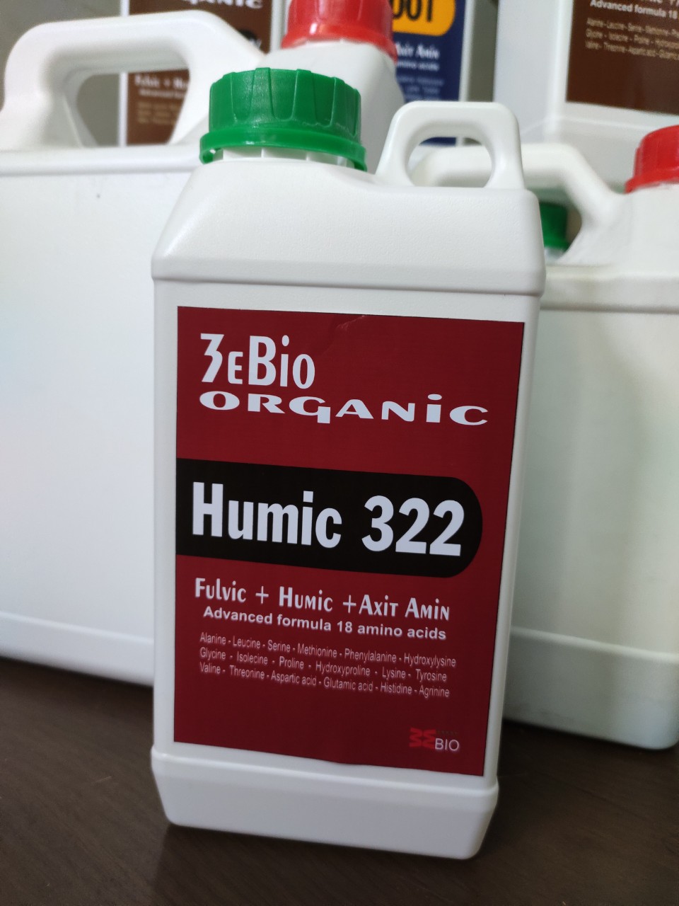 Phân bón humic 322- acid humic 322 - giải độc cây trồng - phát triển rễ mạnh  - kích thích sinh trưởng cây trồng- siêu lích rễ