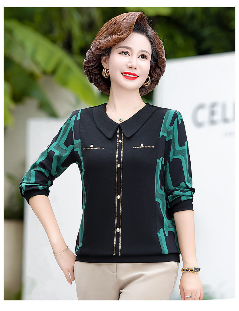 Áo Sơ Mi Xuân Hè Lịch Sự Phụ Nữ Trung Niên SM89 - Hàng Quảng Châu Cao Cấp