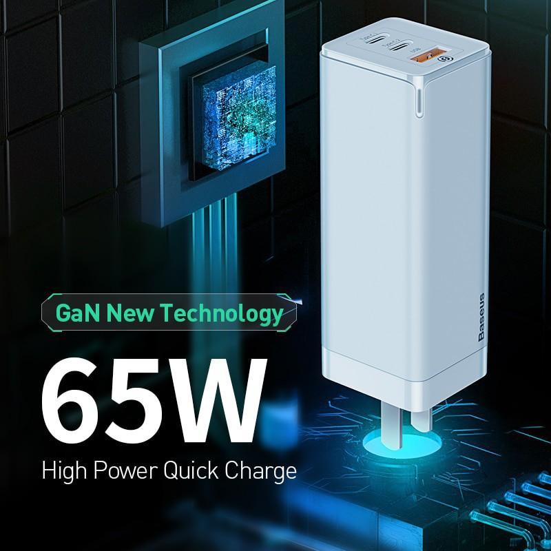 Bộ sạc nhanh đa năng thế hệ mới Baseus GaN Travel Quick Charger 65W