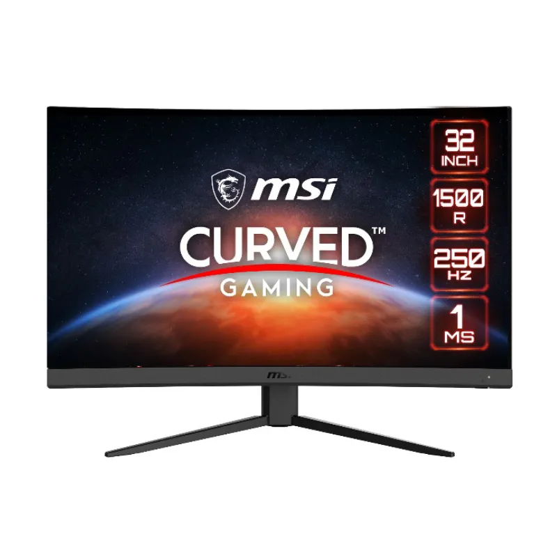 Màn hình máy tính MSI Optix G32C4X Gaming Cong ( 1500R ) ( 31.5&quot; / VA / FHD / 250Hz / DP / HDMI / 1ms ) - Hàng Chính Hãng