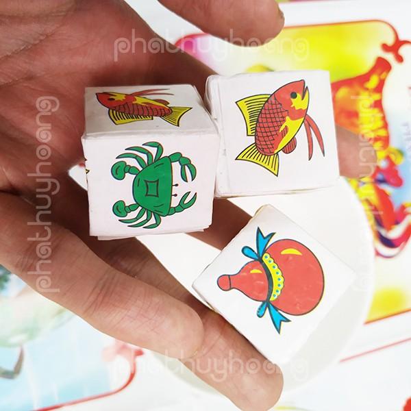 Bộ trò chơi bầu cua giấy loại đẹp vui nhộn và giải trí