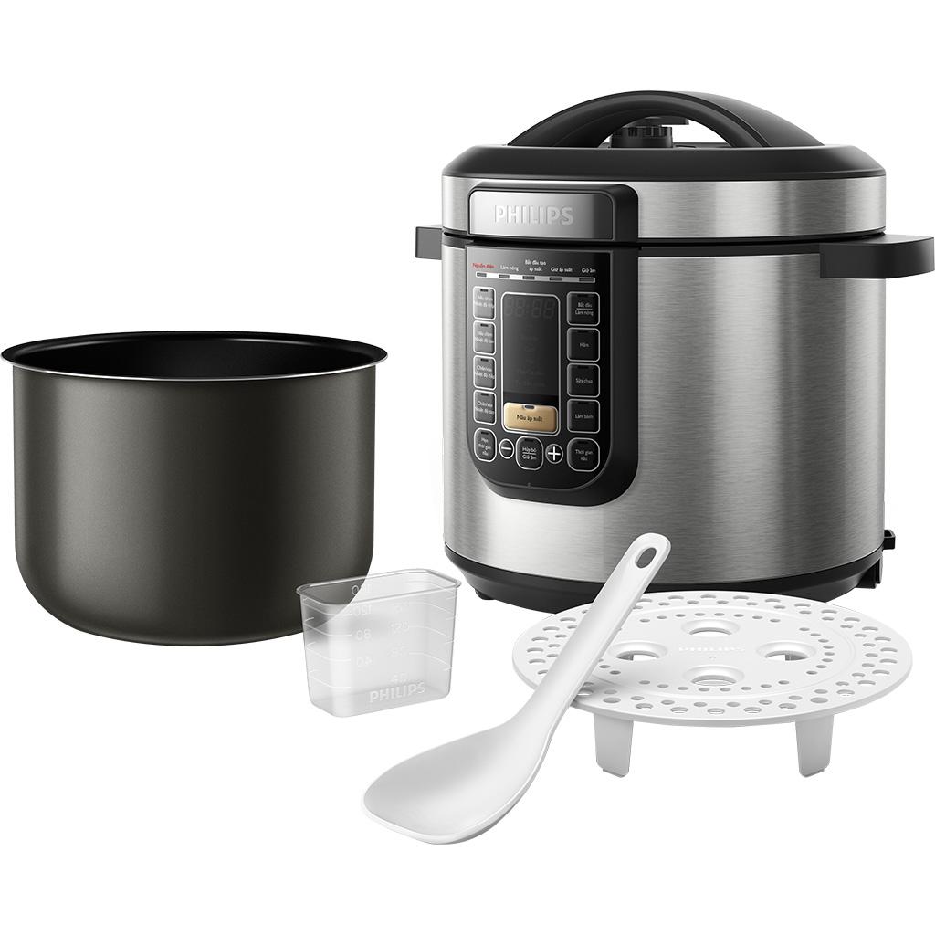 Nồi áp suất Philips 6 lít HD2237/66 - Hàng chính hãng