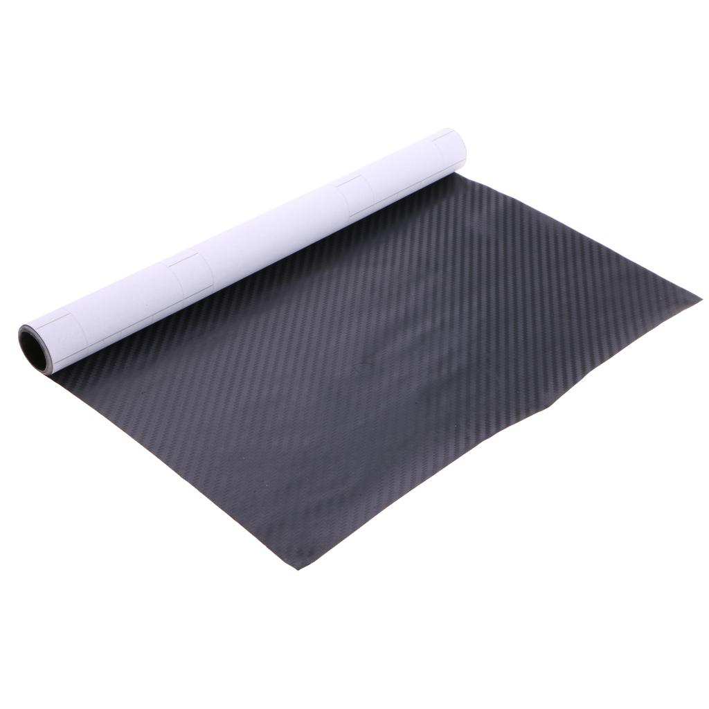 127x30cm Auto Carbon Fiber Vinyl Car Wrap Stickers Decal Film Sheet