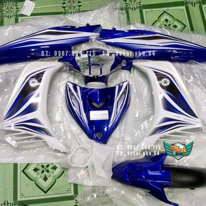 Tem rời Exciter 135 thái xanh GP trắng