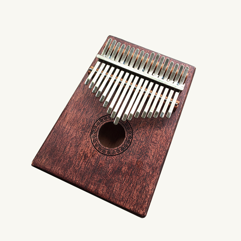 Đàn Kalimba 17 phím Gỗ Coffee Tặng Kèm Khóa Học Miễn Phí