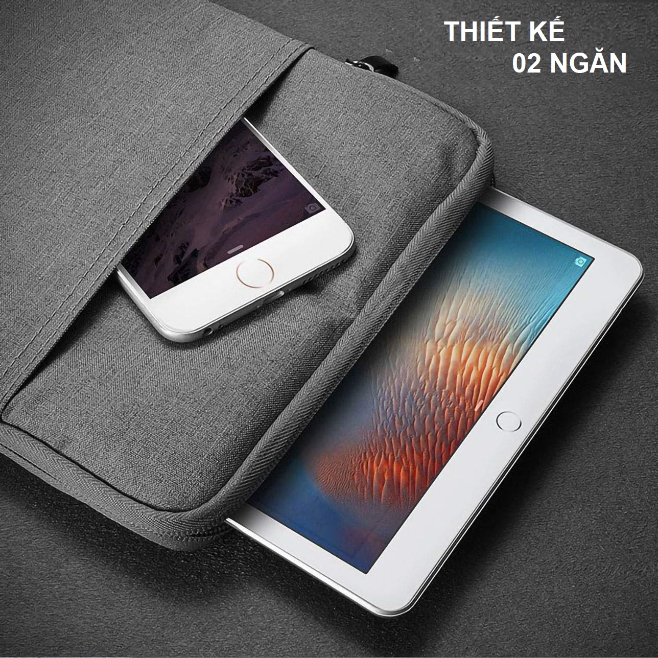 Túi Chống Sốc Dành Cho Ipad Pro 11 inch Chống Thấm Nước, Chống Xước, Bụi Bẩn Hàng Chính Hãng Helios