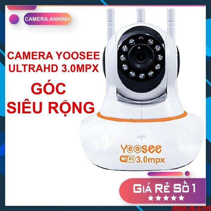 Camera IP WIFI Yoosee HD1080P 3.0Mps ban đêm có màu-Hàng nhập khẩu