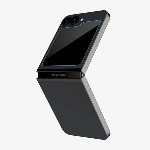 Dán cường lực Spigen Glas.tR EZ Fit Transparency cho Samsung Galaxy Z Flip 6 - Hàng chính hãng