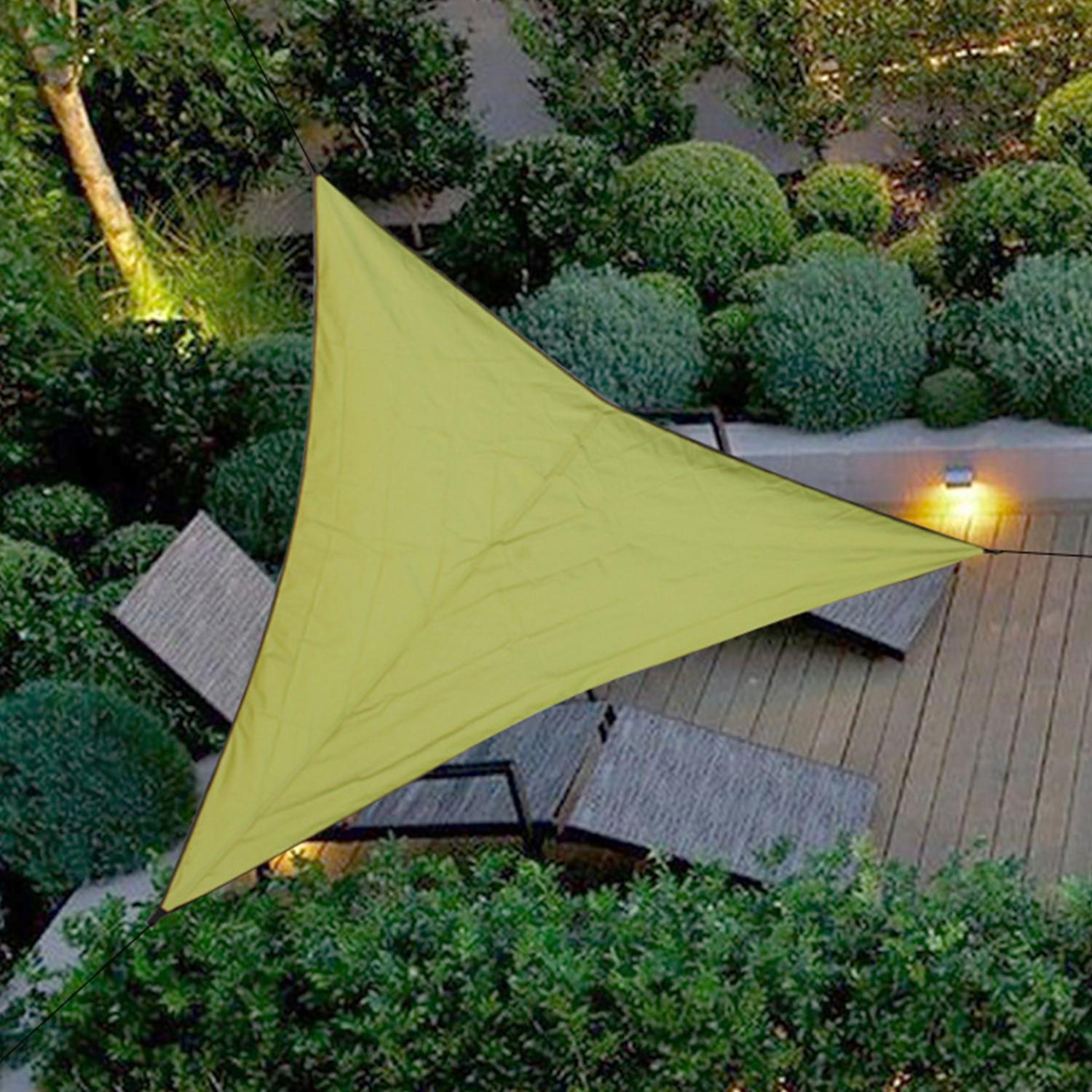 Dù chống mưa chống nắng UV Canopy hình Tam giác 210T nhựa Polyester